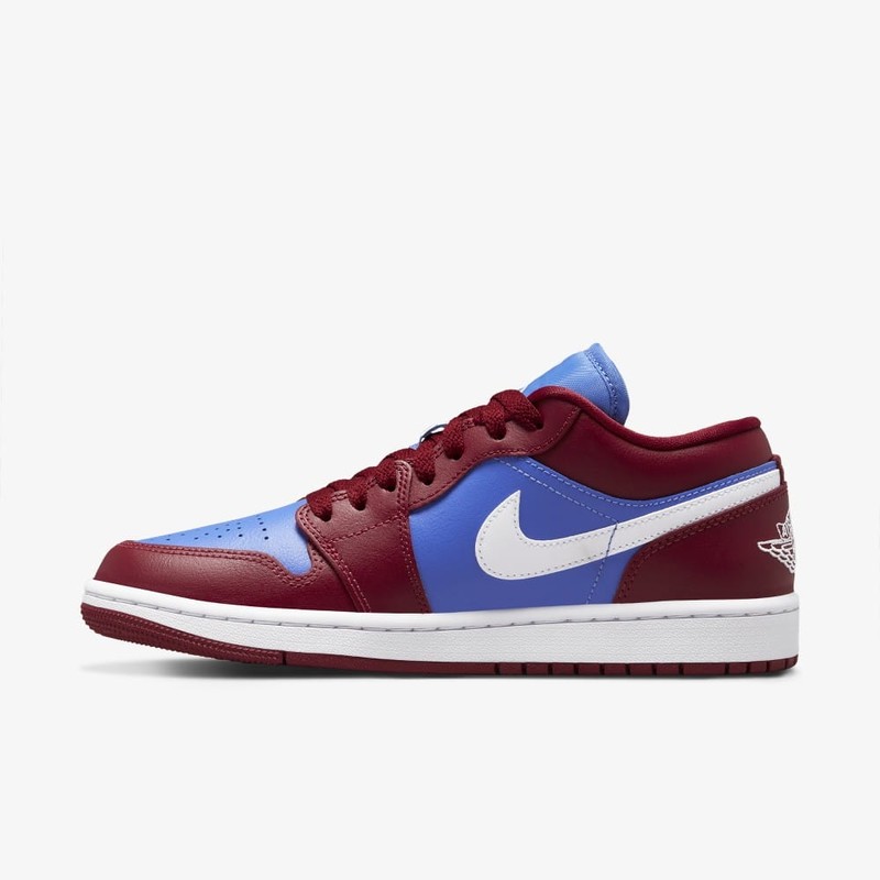 Air Jordan 1 Low Deep Red Blue DC0774 604 Grailify